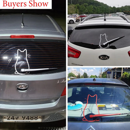 Cat Tail Sticker for Rear Wiper